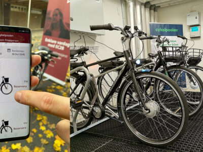 EC2B-app och cykelrum på Mandolingatan