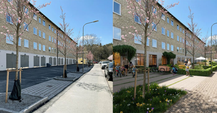 Rikare grannskap - förslag på stadsbyggnadskoncept och mobilitetslösningar för Grimsta. Illustration: Nyréns Arkitektkontor/Andreu Taberner