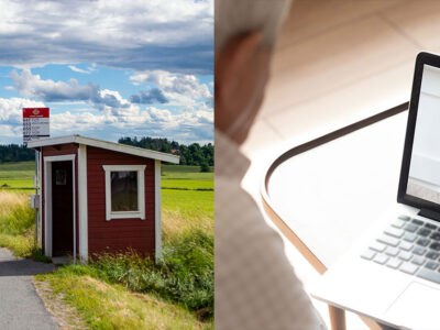 Busshållplats på landsbygden och vård via digitala tjänster - två bidrag till mer rättvis tillgänglighet på landsbygden