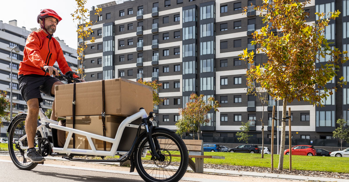 Godstransport med hjälp av lastcykel