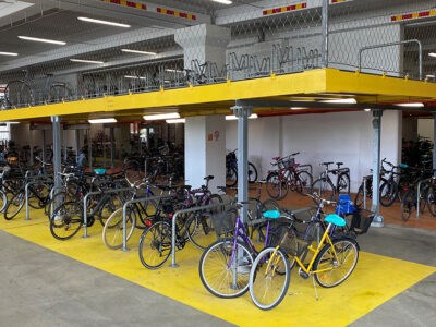 cykelparkering, cykelgarage