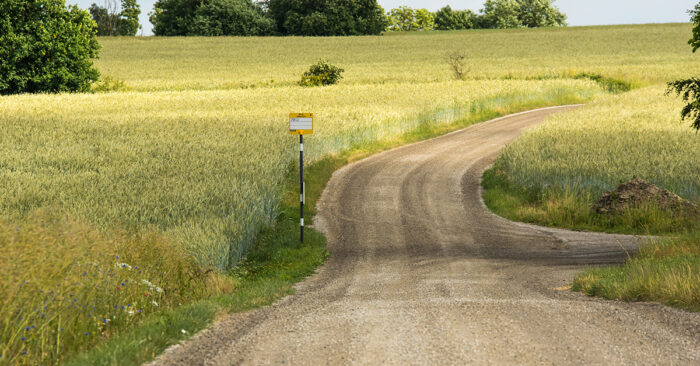bild på landsväg